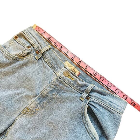 Vintage Levi’s Jeans Bootcut Light Blue 550 Cotton Relaxed Ripped Size 29 - Picture 9 of 10